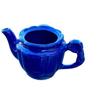 Vintage Shawnee Rosette Colbat Teapot Made in USA